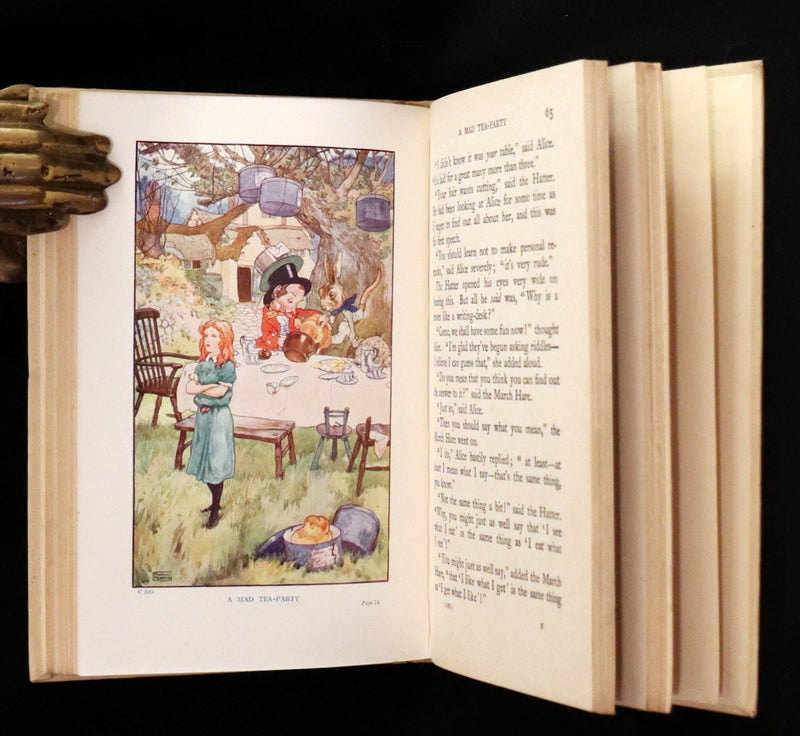 1920 Scarce Edition - Alice's Adventures in Wonderland Illustrated in color by Frank Adams.