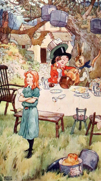 1920 Scarce Edition - Alice's Adventures in Wonderland Illustrated in color by Frank Adams.
