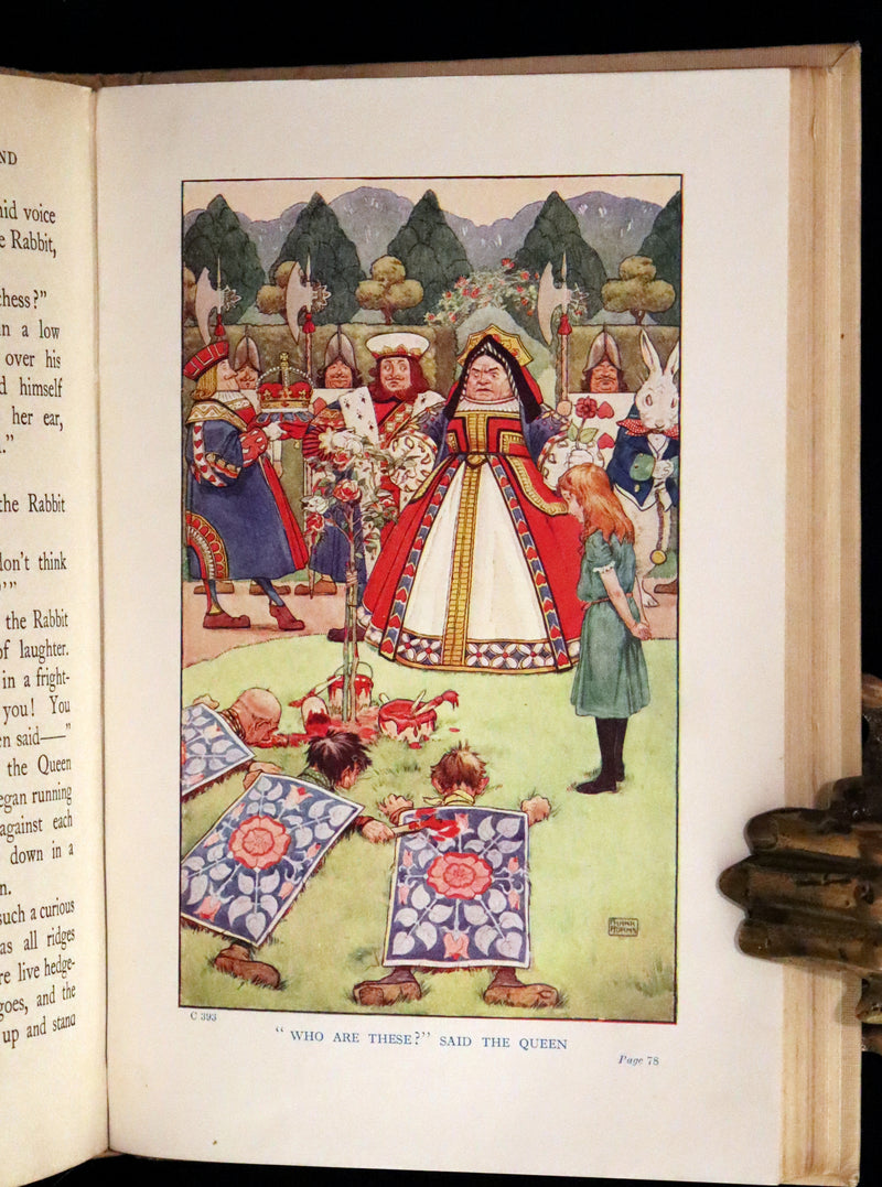 1920 Scarce Edition - Alice's Adventures in Wonderland Illustrated in color by Frank Adams.