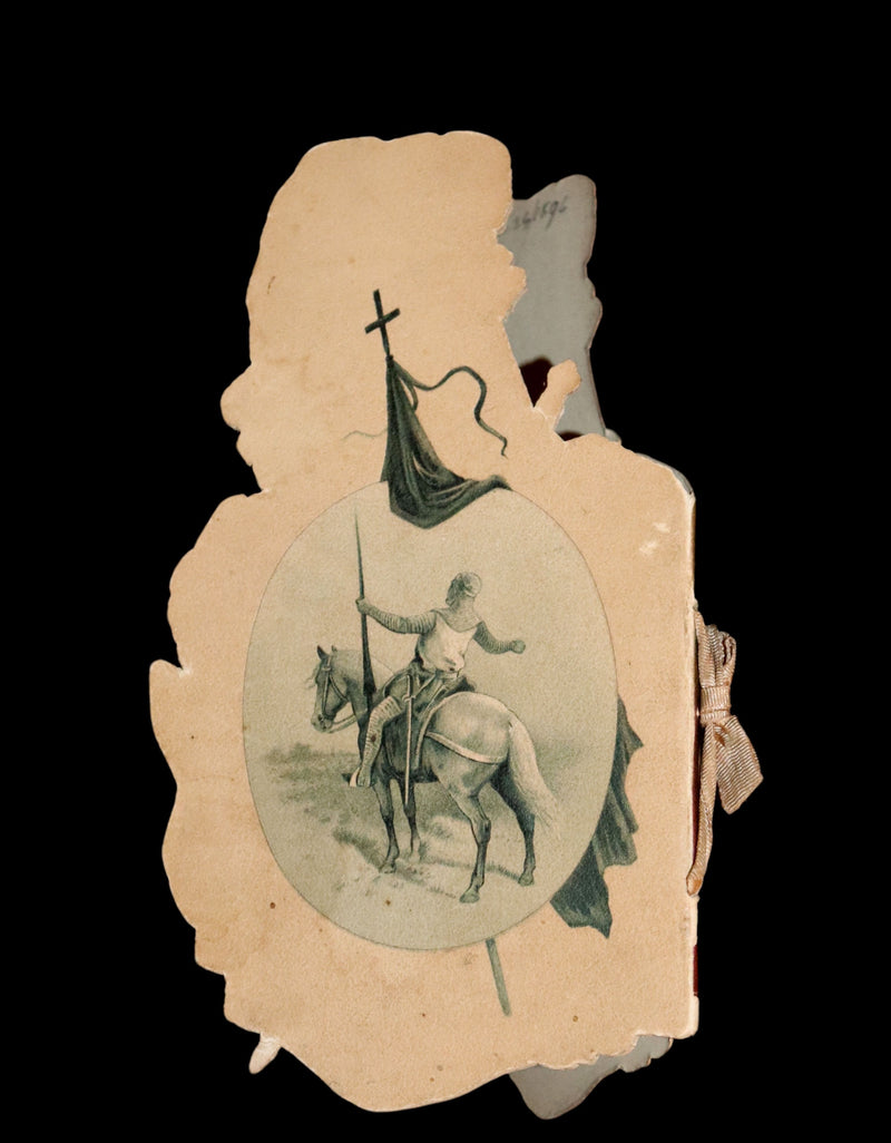 1890 Scarce Victorian Book ~ The Crusader's Christmas by Broadbrim illustrated by Frank Feller.