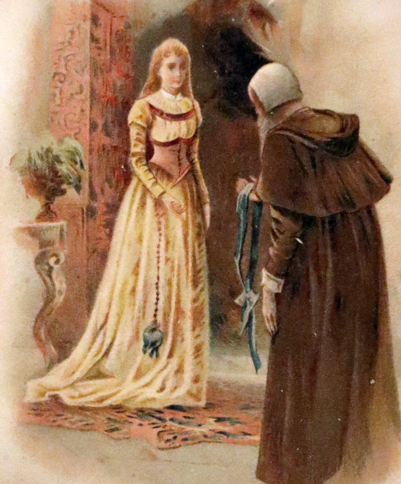 1890 Scarce Victorian Book ~ The Crusader's Christmas by Broadbrim illustrated by Frank Feller.