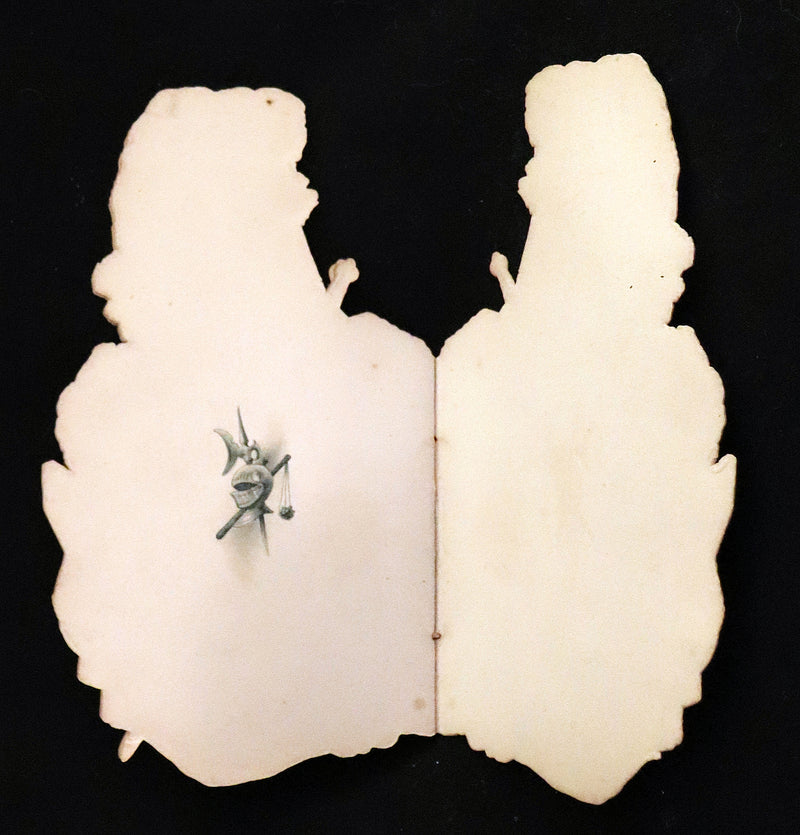 1890 Scarce Victorian Book ~ The Crusader's Christmas by Broadbrim illustrated by Frank Feller.