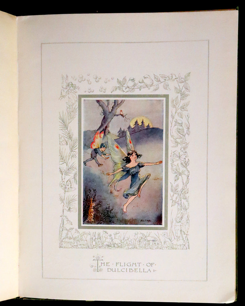 1920 Scarce First Edition - The Story of DULCIBELLA and the Fairies illustrated by Hilda T. Miller.