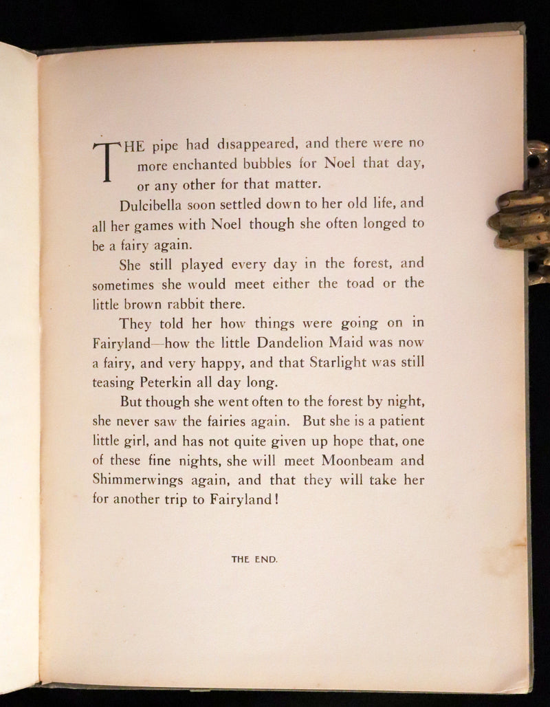 1920 Scarce First Edition - The Story of DULCIBELLA and the Fairies illustrated by Hilda T. Miller.