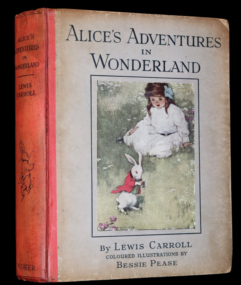 1930 Rare Book - Alice's Adventures in Wonderland Illustrated by Bessie Pease Gutmann.