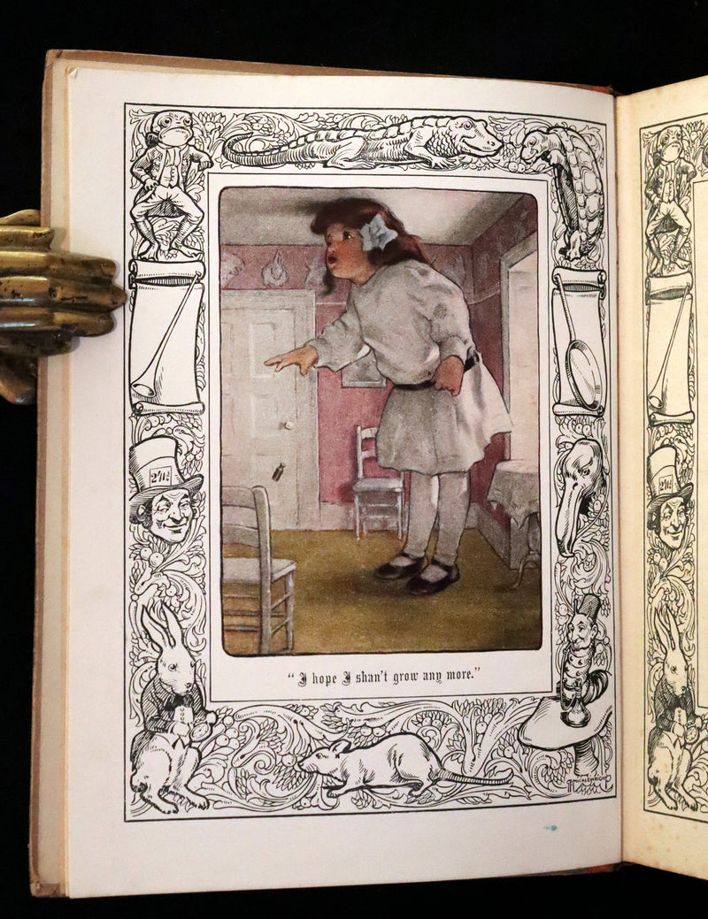 1930 Rare Book - Alice's Adventures in Wonderland Illustrated by Bessie Pease Gutmann.