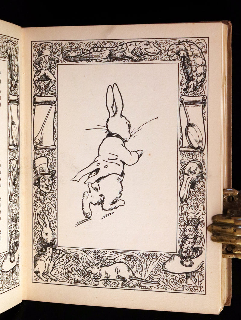 1930 Rare Book - Alice's Adventures in Wonderland Illustrated by Bessie Pease Gutmann.