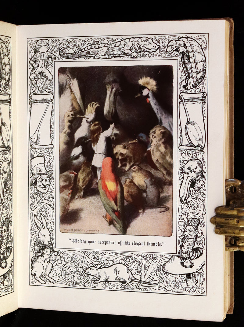 1930 Rare Book - Alice's Adventures in Wonderland Illustrated by Bessie Pease Gutmann.