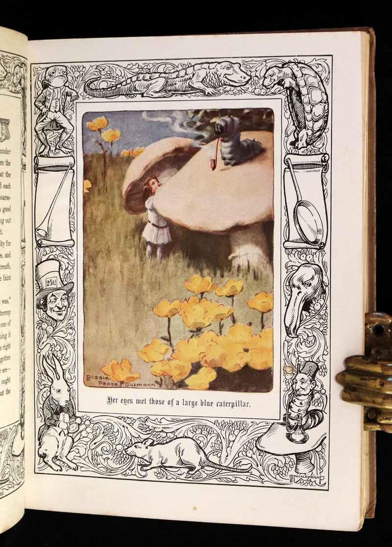 1930 Rare Book - Alice's Adventures in Wonderland Illustrated by Bessie Pease Gutmann.