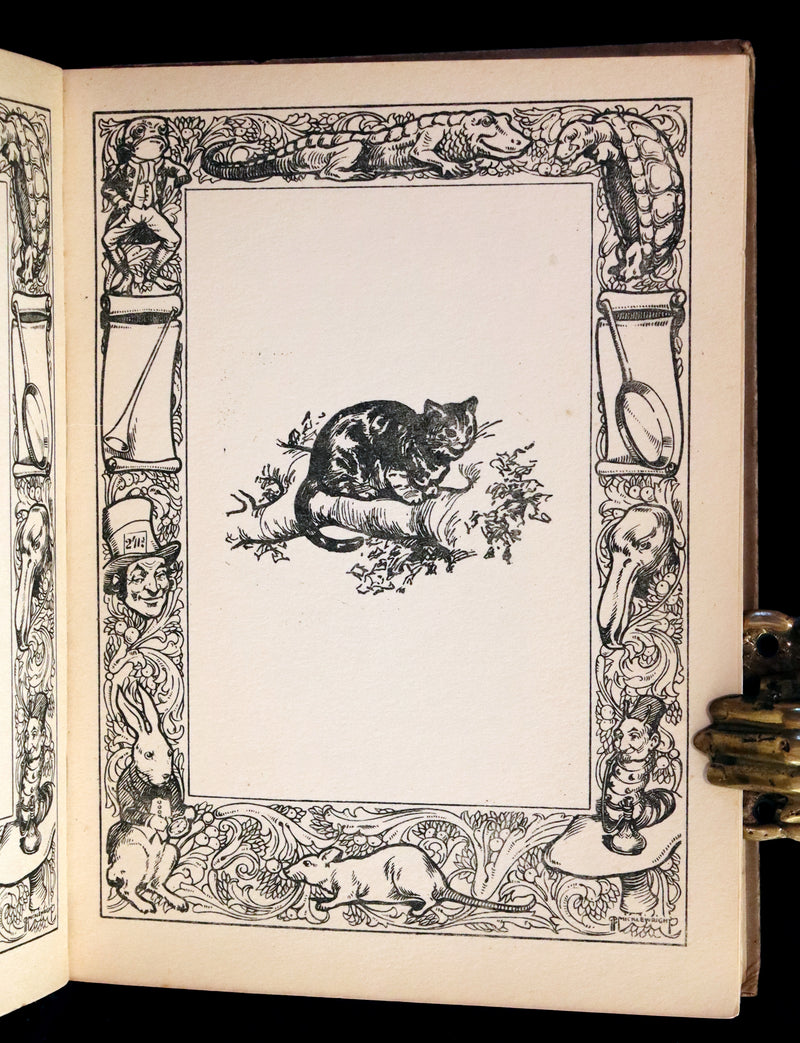 1930 Rare Book - Alice's Adventures in Wonderland Illustrated by Bessie Pease Gutmann.