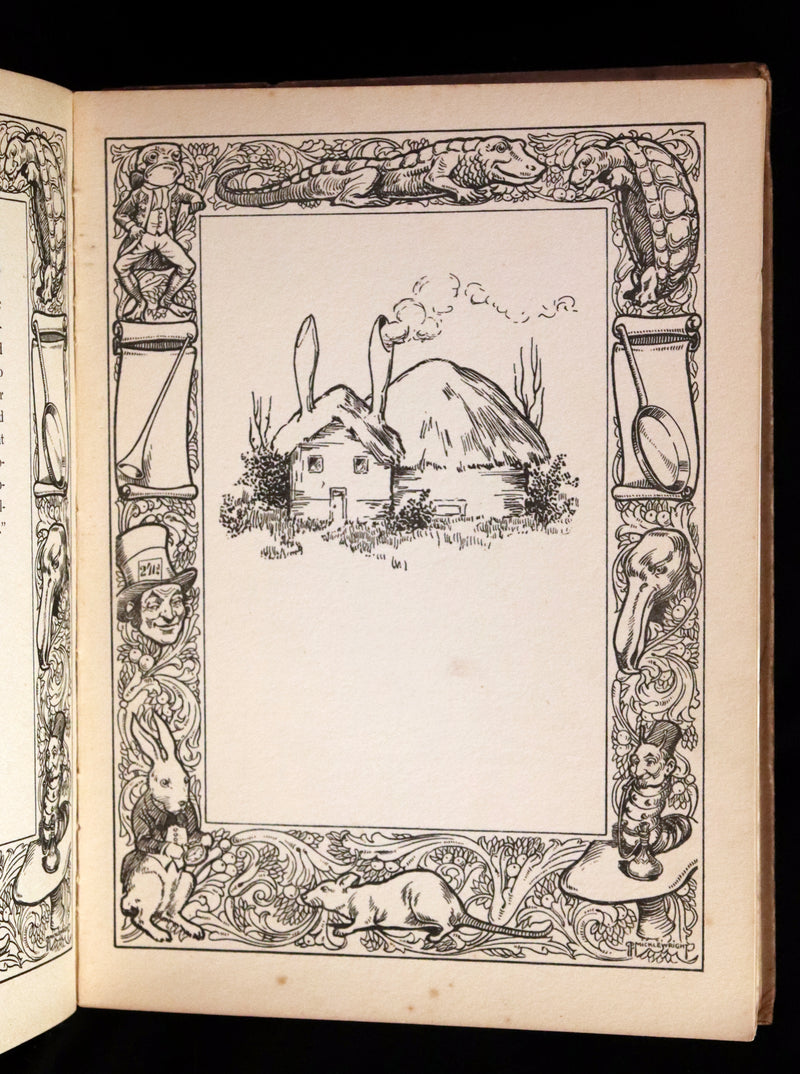 1930 Rare Book - Alice's Adventures in Wonderland Illustrated by Bessie Pease Gutmann.