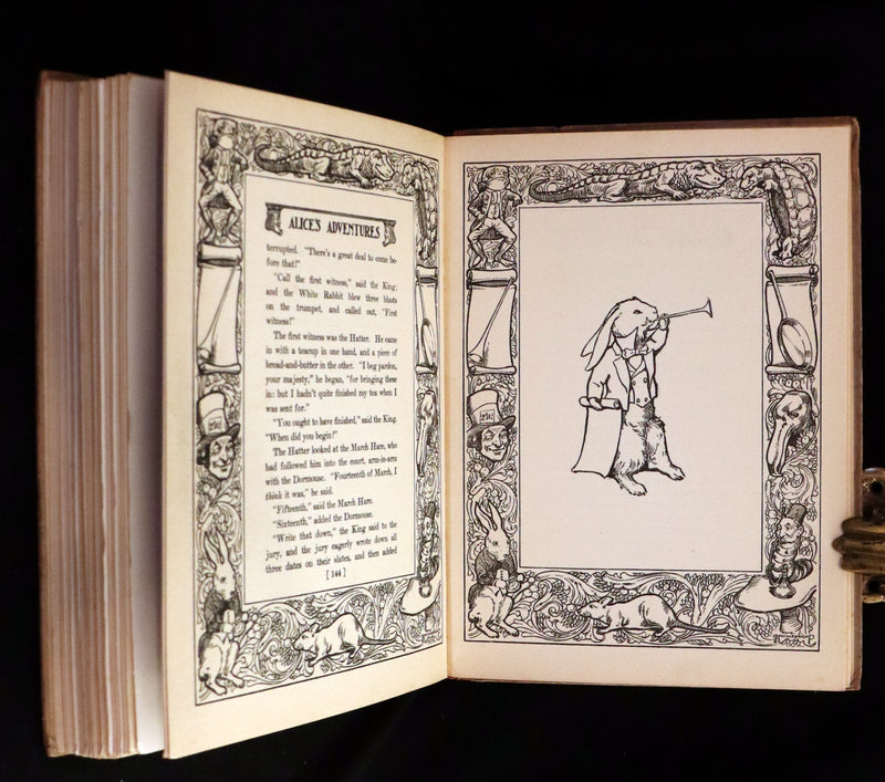 1930 Rare Book - Alice's Adventures in Wonderland Illustrated by Bessie Pease Gutmann.