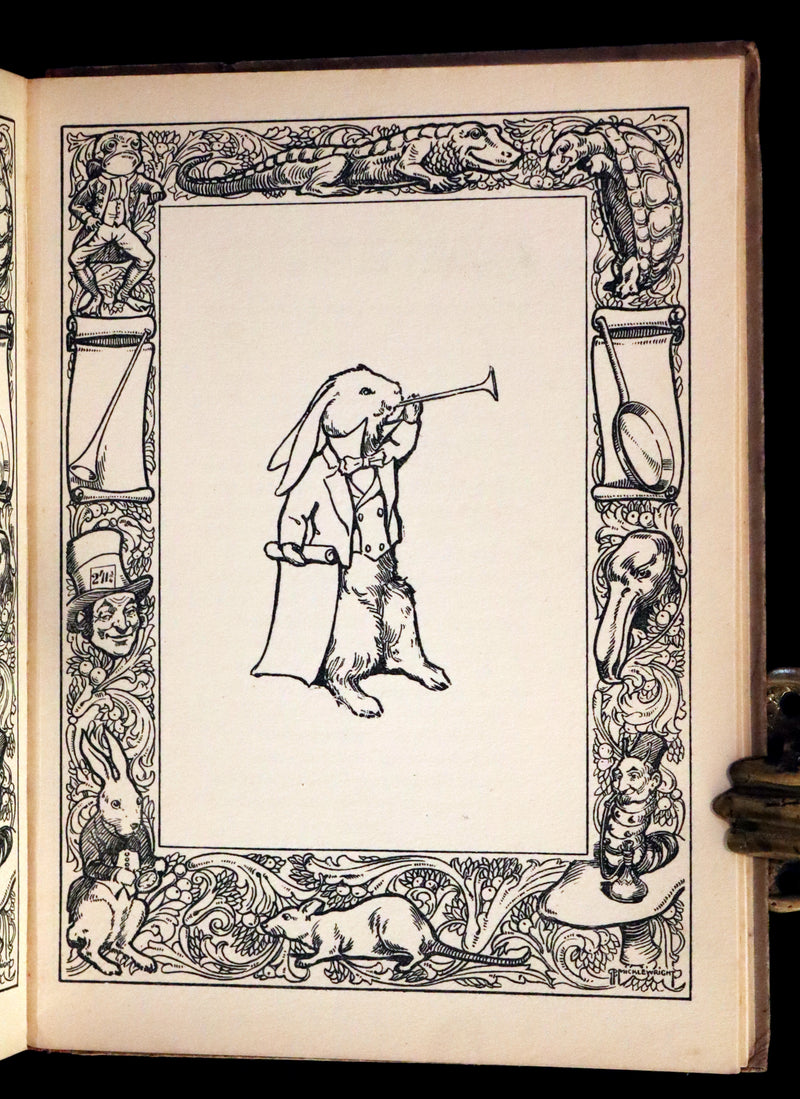 1930 Rare Book - Alice's Adventures in Wonderland Illustrated by Bessie Pease Gutmann.