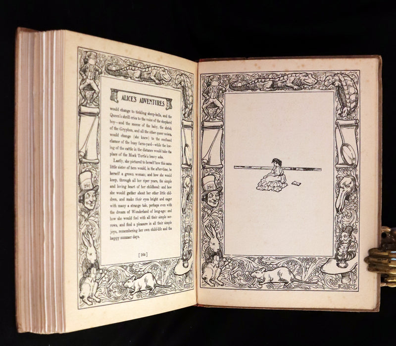 1930 Rare Book - Alice's Adventures in Wonderland Illustrated by Bessie Pease Gutmann.