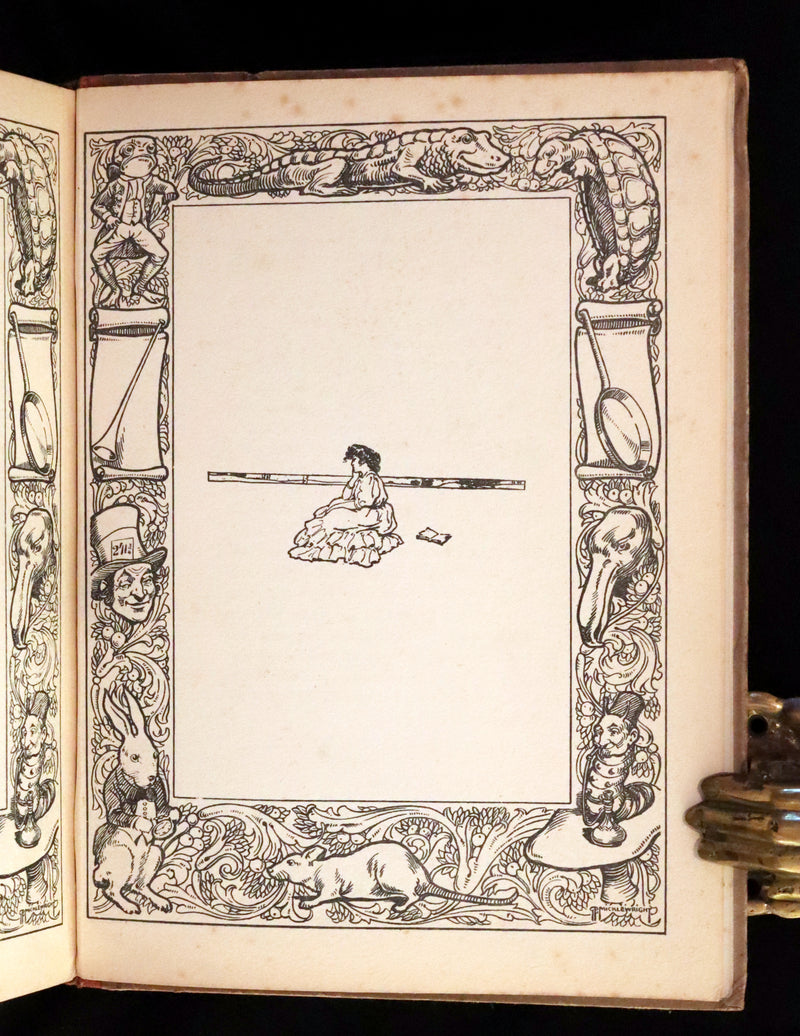 1930 Rare Book - Alice's Adventures in Wonderland Illustrated by Bessie Pease Gutmann.