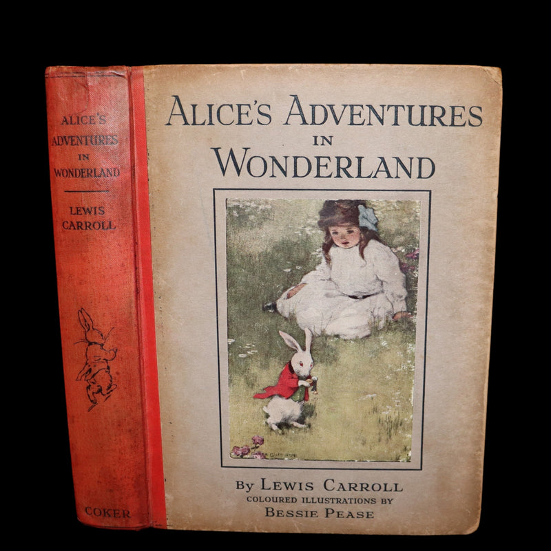 1930 Rare Book - Alice's Adventures in Wonderland Illustrated by Bessie Pease Gutmann.