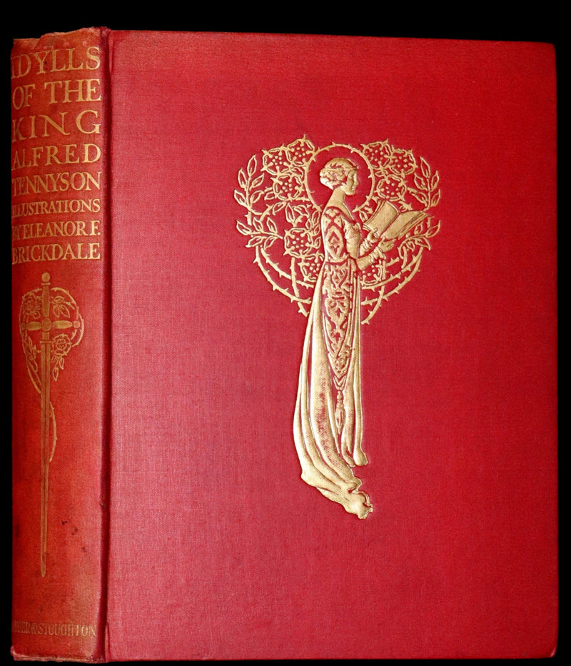 1911 Rare Edition Illustrated by Pre-Raphaelite Eleanor Fortescue Brickdale - Idylls of the  King Arthur.