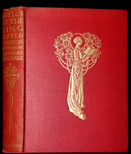 1911 Rare Edition Illustrated by Pre-Raphaelite Eleanor Fortescue Brickdale - Idylls of the  King Arthur.