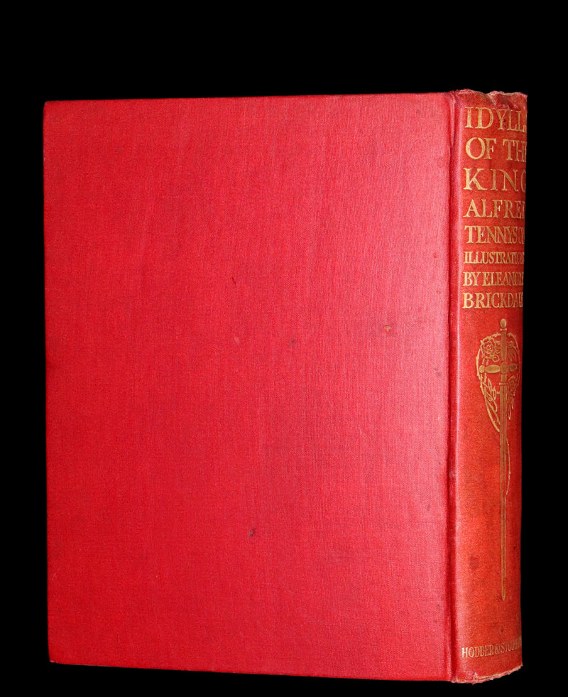 1911 Rare Edition Illustrated by Pre-Raphaelite Eleanor Fortescue Brickdale - Idylls of the  King Arthur.