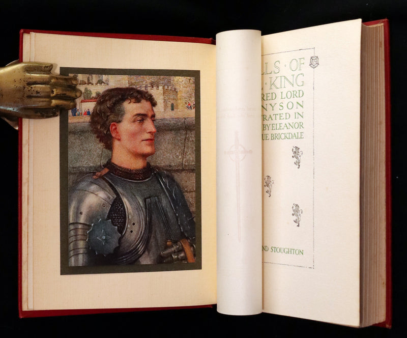 1911 Rare Edition Illustrated by Pre-Raphaelite Eleanor Fortescue Brickdale - Idylls of the  King Arthur.