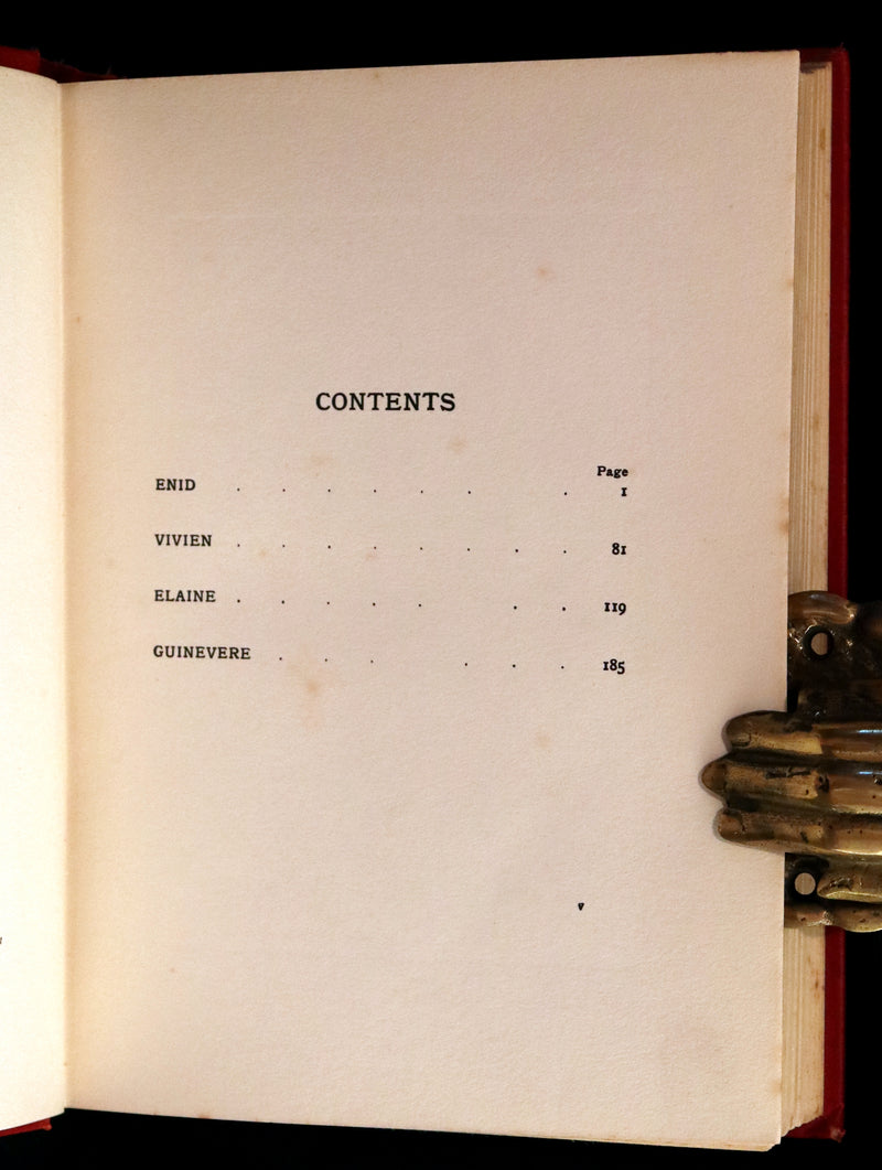 1911 Rare Edition Illustrated by Pre-Raphaelite Eleanor Fortescue Brickdale - Idylls of the  King Arthur.