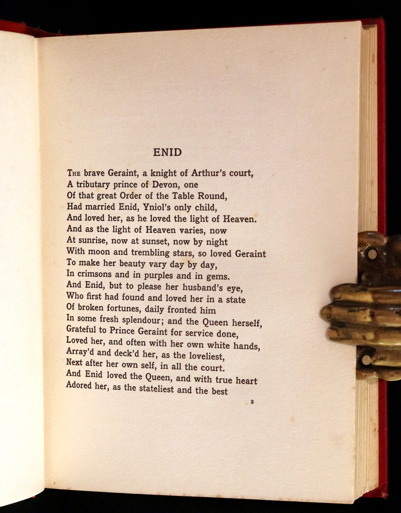 1911 Rare Edition Illustrated by Pre-Raphaelite Eleanor Fortescue Brickdale - Idylls of the  King Arthur.