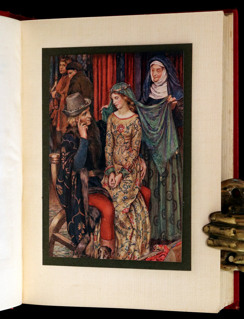 1911 Rare Edition Illustrated by Pre-Raphaelite Eleanor Fortescue Brickdale - Idylls of the  King Arthur.