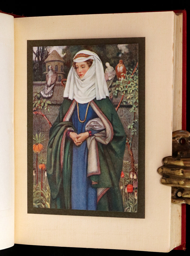 1911 Rare Edition Illustrated by Pre-Raphaelite Eleanor Fortescue Brickdale - Idylls of the  King Arthur.