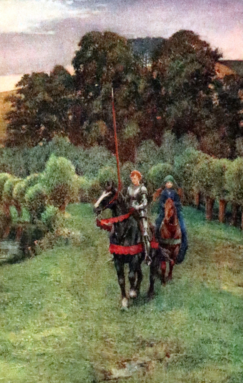 1911 Rare Edition Illustrated by Pre-Raphaelite Eleanor Fortescue Brickdale - Idylls of the  King Arthur.