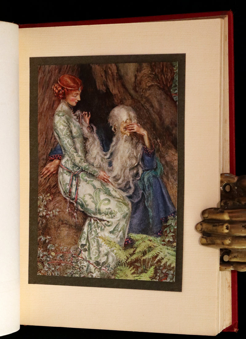 1911 Rare Edition Illustrated by Pre-Raphaelite Eleanor Fortescue Brickdale - Idylls of the  King Arthur.