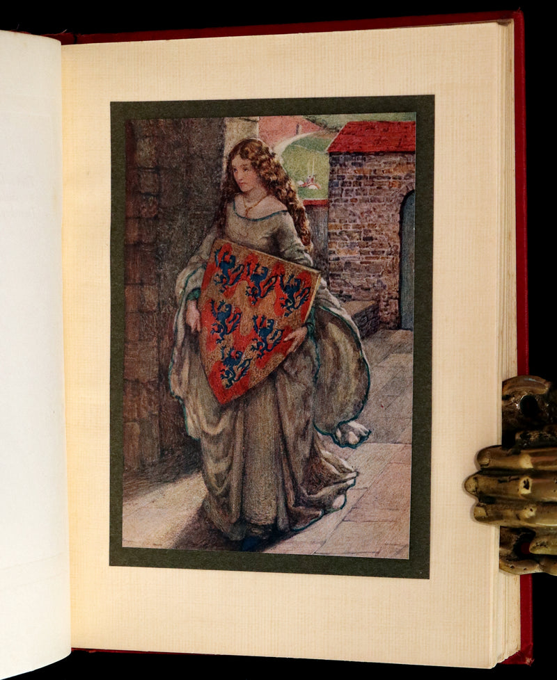 1911 Rare Edition Illustrated by Pre-Raphaelite Eleanor Fortescue Brickdale - Idylls of the  King Arthur.