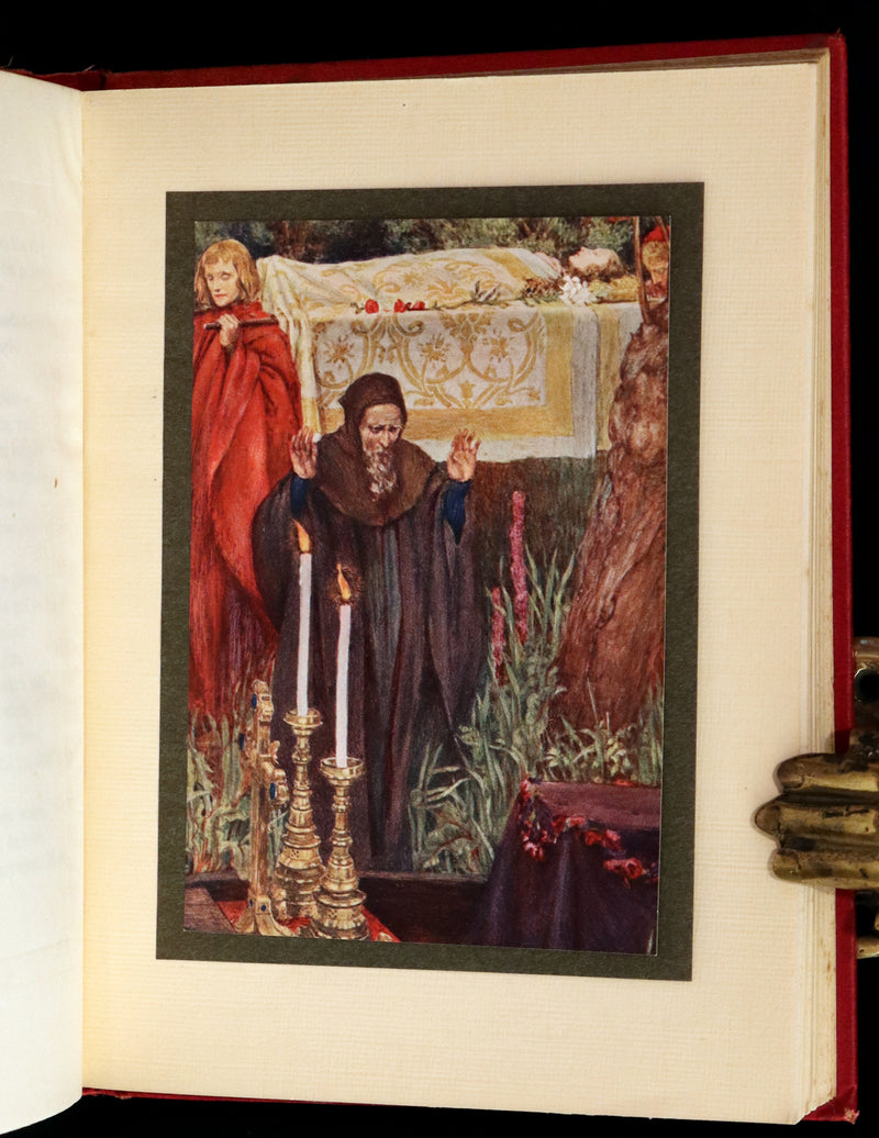 1911 Rare Edition Illustrated by Pre-Raphaelite Eleanor Fortescue Brickdale - Idylls of the  King Arthur.