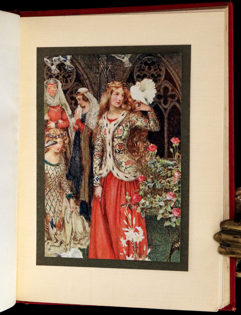 1911 Rare Edition Illustrated by Pre-Raphaelite Eleanor Fortescue Brickdale - Idylls of the  King Arthur.