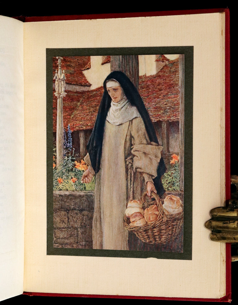 1911 Rare Edition Illustrated by Pre-Raphaelite Eleanor Fortescue Brickdale - Idylls of the  King Arthur.
