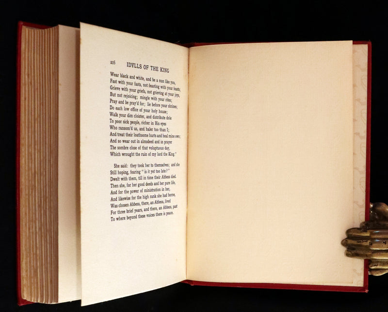 1911 Rare Edition Illustrated by Pre-Raphaelite Eleanor Fortescue Brickdale - Idylls of the  King Arthur.