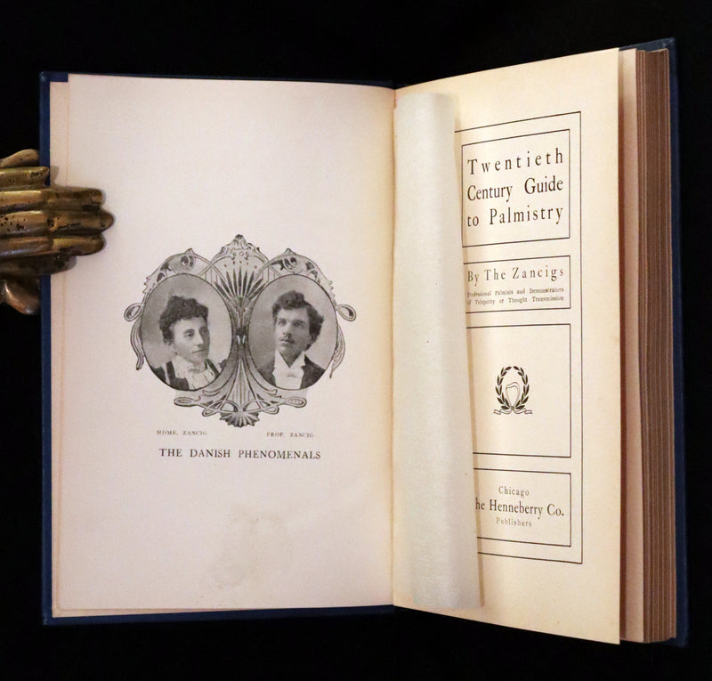 1900 Scarce PALMISTRY Book - Twentieth Century Guide to Palmistry by The Zancigs.