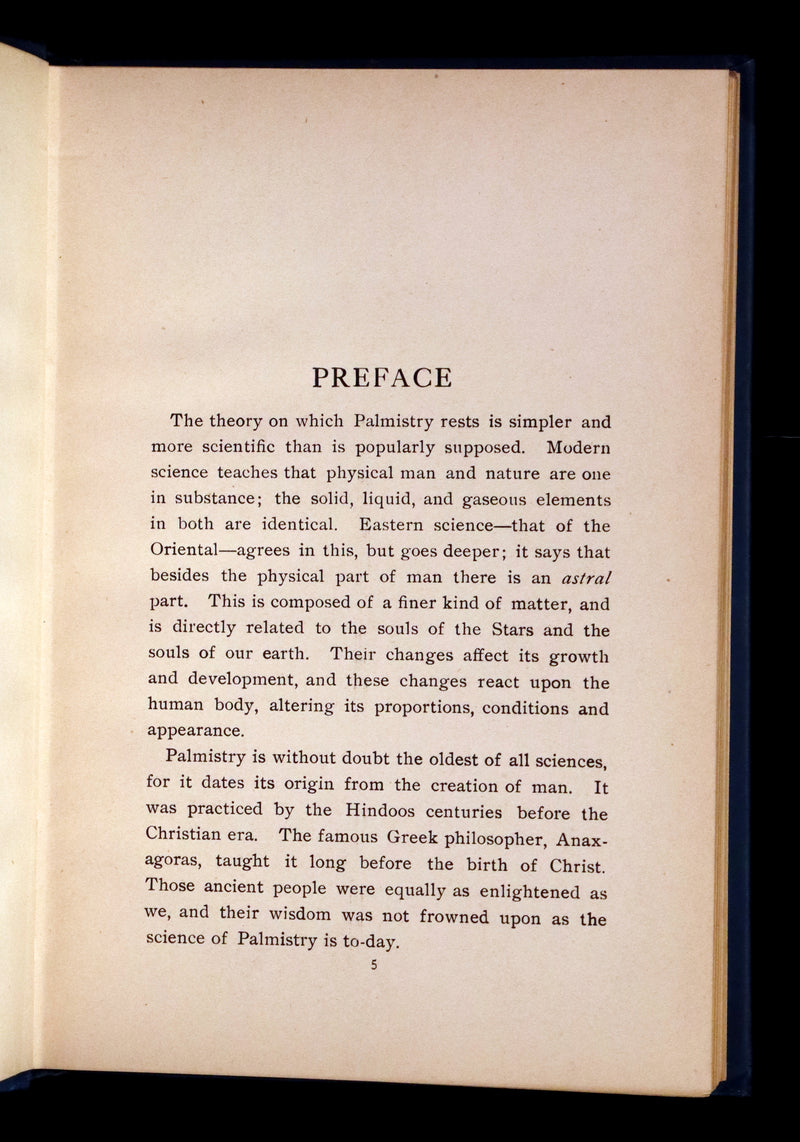 1900 Scarce PALMISTRY Book - Twentieth Century Guide to Palmistry by The Zancigs.