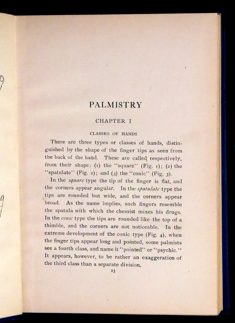 1900 Scarce PALMISTRY Book - Twentieth Century Guide to Palmistry by The Zancigs.