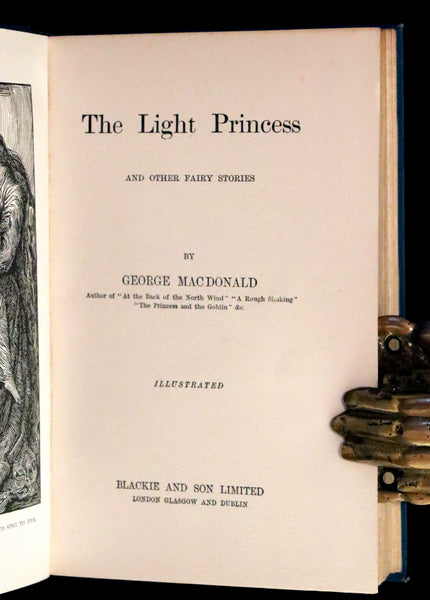 1890 Scarce Book - THE LIGHT PRINCESS and Other Fairy Stories by George Macdonald.