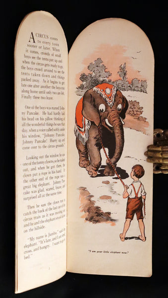 1910 First Edition MotionToy Book ~ Joggy Jumbo by Jean Woods Finley.