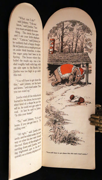 1910 First Edition MotionToy Book ~ Joggy Jumbo by Jean Woods Finley.