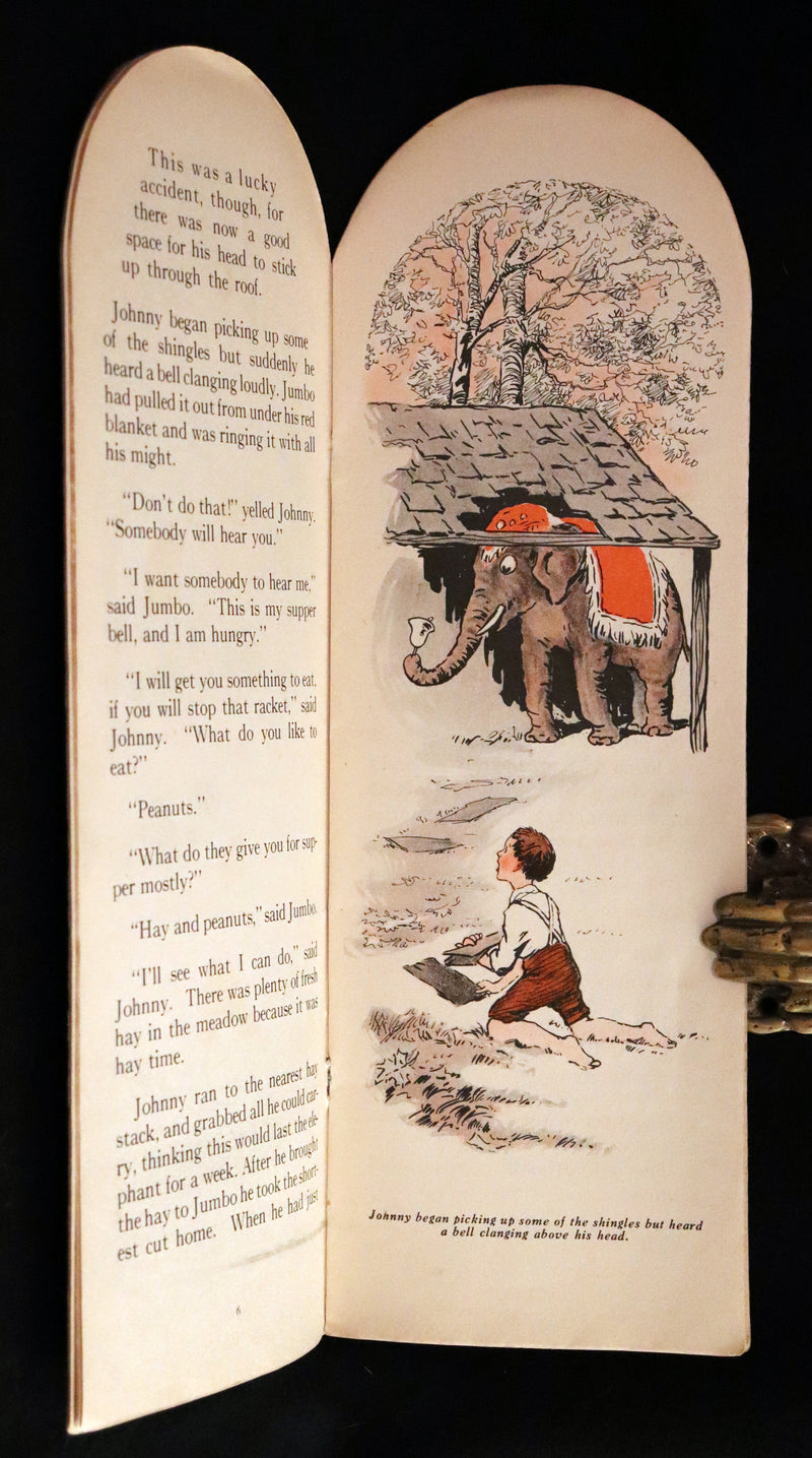 1910 First Edition MotionToy Book ~ Joggy Jumbo by Jean Woods Finley.