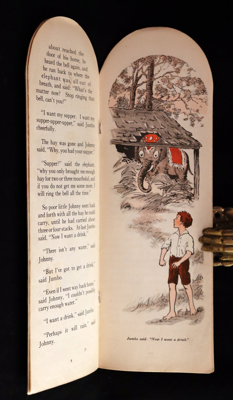 1910 First Edition MotionToy Book ~ Joggy Jumbo by Jean Woods Finley.