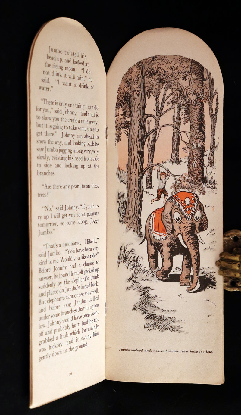 1910 First Edition MotionToy Book ~ Joggy Jumbo by Jean Woods Finley.