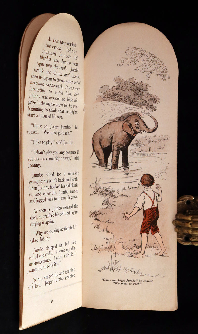 1910 First Edition MotionToy Book ~ Joggy Jumbo by Jean Woods Finley.