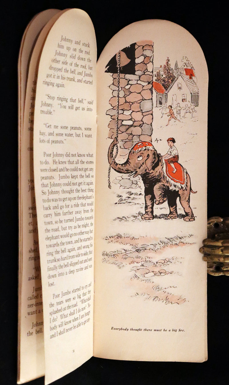 1910 First Edition MotionToy Book ~ Joggy Jumbo by Jean Woods Finley.