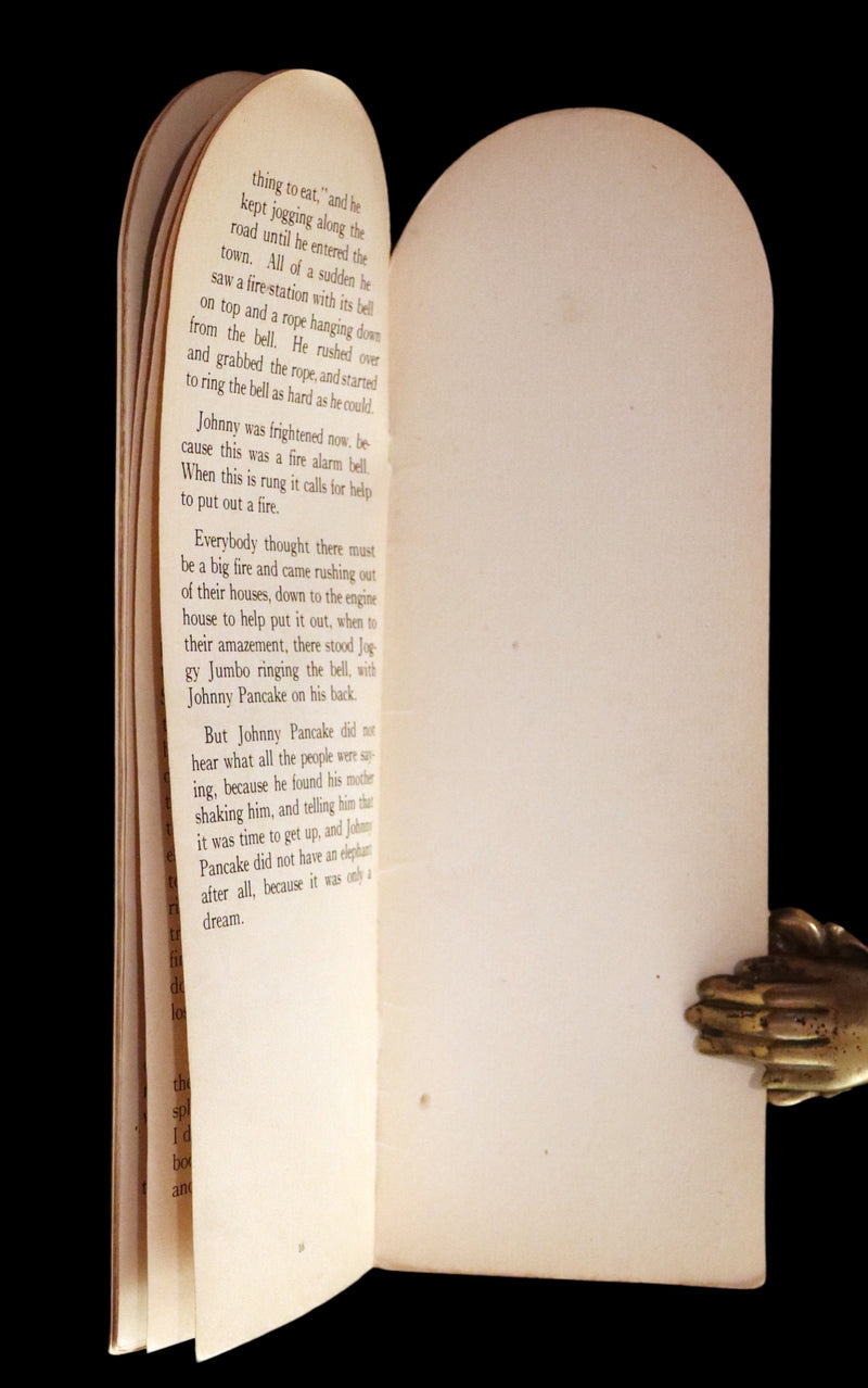 1910 First Edition MotionToy Book ~ Joggy Jumbo by Jean Woods Finley.