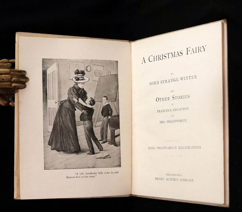 1900 Rare First Edition with Dust Jacket - A Christmas Fairy & Other Stories by John Strange Winter.