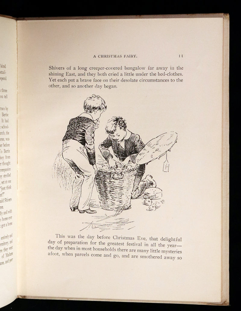 1900 Rare First Edition with Dust Jacket - A Christmas Fairy & Other Stories by John Strange Winter.