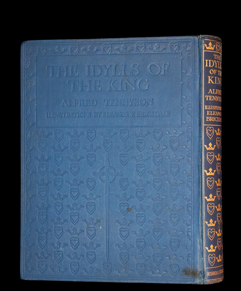 1911 First Edition Illustrated by Pre-Raphaelite Eleanor Fortescue Brickdale - Legend of King Arthur - Idylls of the King.